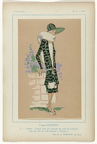 Très Parisien, 1925,  No. 7, Pl. 7: Création REDFERN  - CASINO (1925) by G P Joumard and G P Joumard