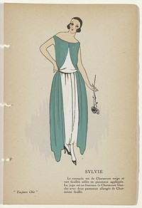 Toujours Chic, Toilettes de Soirées, Hiver 1921-1922: Sylvie (1921 - 1922) by G P Joumard
