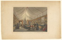Expositieruimte van Jean Baptiste Isabey te Londen (1820) by William James Bennett, Jean Baptiste Isabey, Jean Baptiste Isabey and Jean Baptiste Isabey