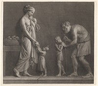 Het spijzigen van de hongerigen (1803) by Giovanni Martino dei Boni and Antonio Canova