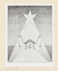 Kerstkaart voor 1937 van W.P. Ebbinge Wubben-van Hasselt (1937) by anonymous and Susanna Maria Catharina Ebbinge Wubben