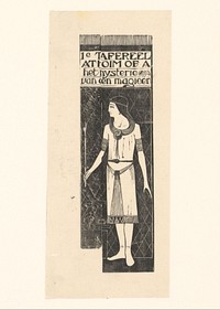 Athiom of A (1895) by Karel Petrus Cornelis de Bazel