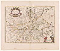 Kaart van Gelderland (1666 - 1675) by anonymous, Johannes Janssonius and Johannes Janssonius van Waesberge I