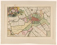 Kaart van de stadsvrijheid Utrecht (1696) by anonymous and Caspar Specht