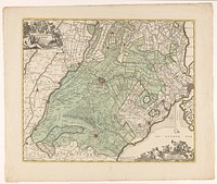Kaart van de provincie Utrecht (1721 - 1774) by anonymous, Romeyn de Hooghe, Frederik de Wit and Covens and Mortier