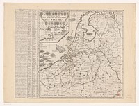 Kaart van de Zeventien Provinciën (1705) by anonymous, François L Honoré and Staten van Holland en West Friesland