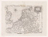 Kaart van de Zeventien Provinciën (c. 1640 - c. 1650) by Stefano Scolari, Paolo Forlani and Nicolas Sanson I