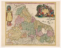 Kaart van de Zeventien Provinciën (before 1713) by anonymous, Justus Danckerts and Cornelis Danckerts