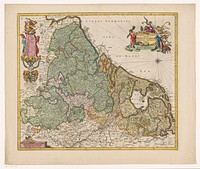 Kaart van de Zeventien Provinciën (c. 1680) by anonymous, Justus Danckerts and Johan Munter