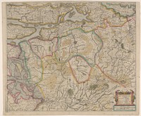 Kaart van het noordwestelijk deel van Brabant (1633) by anonymous and Henricus Hondius