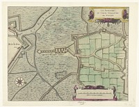Loopgraven van het Staatse leger onder graaf Willem, tot aan de stad tijdens het beleg van Den Bosch, 1629 (1629 - 1630) by anonymous, Jacques Prempart and Henricus Hondius