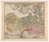 Kaart van Zeeuws-Vlaanderen (1677 - 1720) by anonymous, Nicolaes Visscher I, Nicolaes Visscher II, weduwe Nicolaes Visscher II and Staten Generaal
