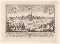 Gezicht op 's-Hertogenbosch (1709 - 1755) by anonymous, Friedrich Bernhard Werner and Johann Christian Leopold