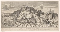 Straatgevechten te 's-Hertogenbosch tussen de bevolking en het schermersgilde, 1579 (1776) by Carel Jacob de Huyser, J Everts tekenaar, anonymous and Johannes van Schoonhoven and Co
