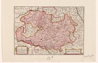 Kaart van het hertogdom Luxemburg (c. 1660 - 1696) by anonymous, Jacob Aertsz Colom I, Pieter van Alphen and Pieter van der Slaart