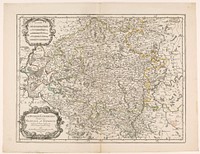 Kaart van het hertogdom Luxemburg (1689) by anonymous, Guillaume Sanson, Adrien Sanson, Alexis Hubert Jaillot and Lodewijk XIV koning van Frankrijk