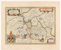 Kaart van het aartsbisdom Kamerijk (1633) by anonymous, Henricus Hondius and Melchior Tavernier