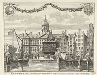 Afkondiging van Willem IV als stadhouder, 2 Mei 1747 (1747 - 1749) by G J Marstaller and Hendrik de Winter
