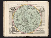 Hemelkaart met de zuidelijke sterrenbeelden (1742) by anonymous, Johann Gabriel Doppelmayr, Johann Baptista Homann and erven Johann Baptista Homann