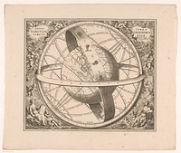 Hemelkaart van de aarde volgens het stelsel van Ptolemaeus (1708) by Johannes van Loon, Pieter Schenk I, Gerard Valck and Staten van Holland en West Friesland