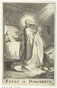 Heilige Elias en Heilige Dorotheus (after 1636 - c. 1670) by Frederick Bloemaert and Abraham Bloemaert