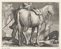 Paarden (1611) by Boëtius Adamsz Bolswert, Abraham Bloemaert and Boëtius Adamsz Bolswert