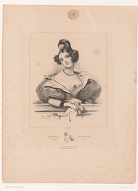 Viola alba en lieftalligheid (1831 - 1832) by Achille Devéria, Joseph Rose Lemercier, Henri Jeannin and Charles Tilt