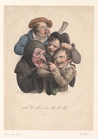 Struiken op een aarden wal (1817 - 1884) by Jean Alexis Achard