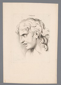 Aandachtigheid (1727) by Jean Audran, Charles Le Brun, Jean Audran and Lodewijk XV koning van Frankrijk