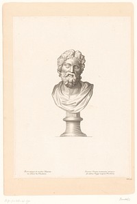 Antieke buste van Isocrates (1677) by Etienne Baudet and Etienne Baudet