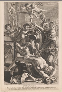 Martelaarschap van de Heilige Bartholomeus (1632 - 1675) by Jean Couvay, Nicolas Poussin, Jean Couvay, Franse kroon, Jean Couvay and Nicolas Poussin