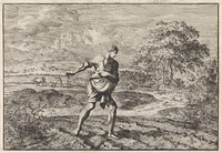 Gelijkenis van de zaaier en het koninkrijk der hemelen (1703) by Jan Luyken and Pieter Mortier I