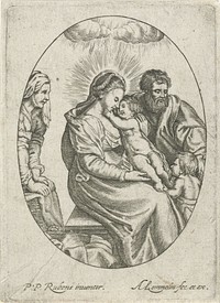 Christus bij Maria op schoot (1630 - 1677) by Adriaen Lommelin, Adriaen Lommelin and Peter Paul Rubens