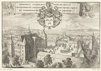 Gezicht op kasteel Siersdorf (1700) by Romeyn de Hooghe and Romeyn de Hooghe