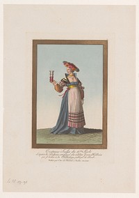 Vrouw met beker met knoppen (1790) by Johann Rudolph Schellenberg, Hans Holbein II and Christian von Mechel
