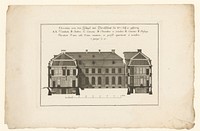 Doorsnede van een herenhuis (1750) by Johann Georg Ringlin, Johann David Steingruber and Johann Andreas Pfeffel