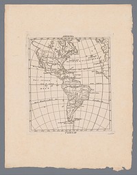 Kaart van Amerika (1774) by anonymous and Siegfried Lebrecht Crusius