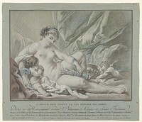 Cupido smeekt Venus zijn pijlen terug te geven (1768) by Louis Marin Bonnet, François Boucher, Louis Marin Bonnet and Louis Phélypeaux de Saint Florentin