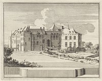 Gezicht op kasteel IJsselstein (1711 - 1774) by Jacobus Schijnvoet and Roelant Roghman