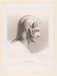 Hoofd van Palaemon (1797 - 1828) by Alexis François Girard, Gédéon Reverdin and Gédéon Reverdin