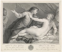 Verkrachting van Lucretia (1752) by Pieter Tanjé, Luca Giordano and Charles François Hutin