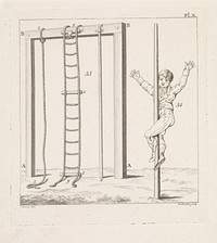 Lichamelijke oefeningen; klimmen A (1806) by Daniël Veelwaard I and Jacob Smies