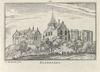 Hoog-Elten op de Eltenberg (1727 - 1733) by Abraham Rademaker, Willem Barents and Antoni Schoonenburg