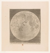 Volle maan (1635 - 1688) by Claude Mellan and Claude Mellan