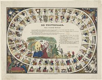 De Toovenaar / Nieuw vermakelijk kinderspel (1856) by Erve Wijsmuller and Gangel