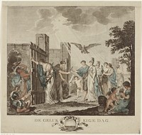 Allegorie op het herstel van de stadhouder Willem V, 1787 (1788) by Mathias de Sallieth and David Pièrre Giottino Humbert de Superville