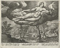 Avond (1582) by Johann Sadeler I and Dirck Barendsz