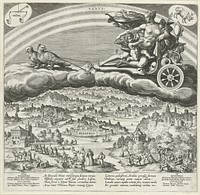 De planeet Venus en zijn invloed op de wereld (1585) by Johann Sadeler I, Maerten de Vos and Johann Sadeler I