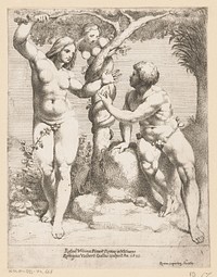 Adam en Eva (1635) by Remy Vuibert and Rafaël