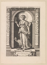 Gave van godsvruchtigheid (1598 - 1604) by Raphaël Sadeler I and Maerten de Vos